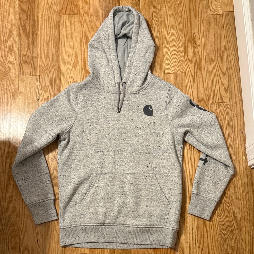 Carhartt Heather Gray Pullover Hoodie